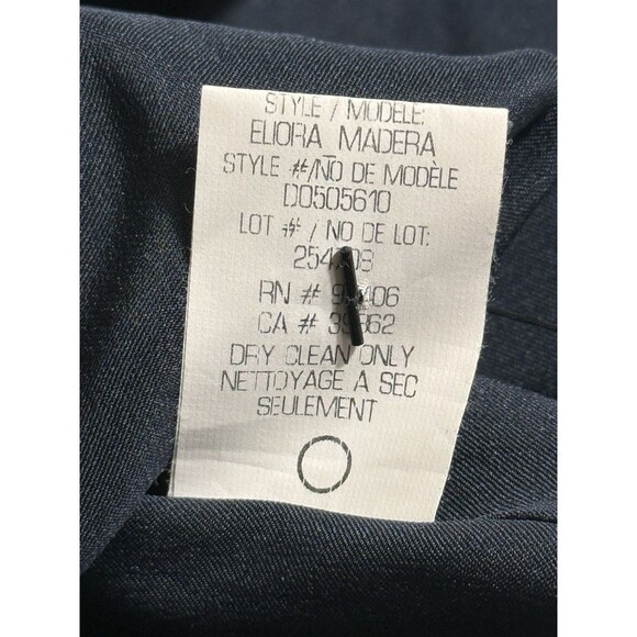 THEORY Eliora Shift Dress Short Sleeve with Pockets Navy size 12 - Picture 5 of 9